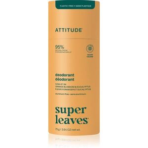 Attitude Super Leaves Natural Deodorant přírodní tuhý deodorant bez hliníku Orange Blossom & Eucalyptus 75 g obraz