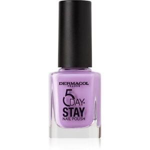 Dermacol 5 Day Stay dlouhotrvající lak na nehty odstín 65 Cloudy Lilac 11 ml obraz