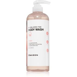 Mizon My Relaxing Time Peach hydratační sprchový gel pro zklidnění pokožky 800 ml obraz