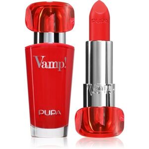 PUPA Milano Vamp! Luminous Lipstick rtěnka pro plné rty odstín 303 Red 3.5 g obraz