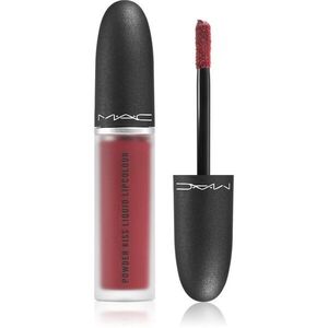 MAC Cosmetics Powder Kiss Liquid Lipcolour matná tekutá rtěnka odstín Fashion Emergency 5 ml obraz