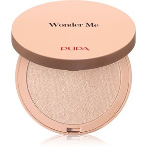PUPA Milano Wonder Me Glow kompaktní pudrový rozjasňovač odstín 102 - Pure Gold 7.5 g obraz