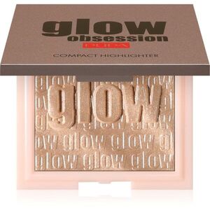 PUPA Milano Glow Obsession kompaktní pudrový rozjasňovač odstín 100 - Light Gold 6 g obraz