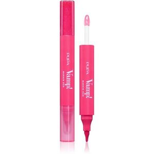 PUPA Milano Vamp! Lip Marker Duo fix na rty s leskem odstín 006 Dragon Fruit 1.4 ml obraz