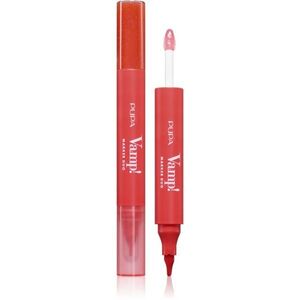 PUPA Milano Vamp! Lip Marker Duo fix na rty s leskem odstín 003 Grape Juice 1.4 ml obraz
