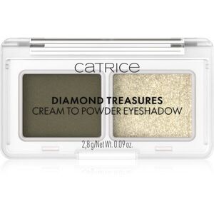 Catrice Diamond Treasures duo oční stíny odstín 040 Olive Twinkle 2.8 g obraz