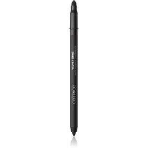 Catrice Velvet Glide voděodolná tužka na oči s matným efektem odstín 010 Black Stone 1.4 g obraz