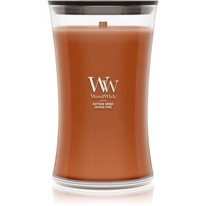 Woodwick Saffron Smoke vonná svíčka s dřevěným knotem 610 g obraz