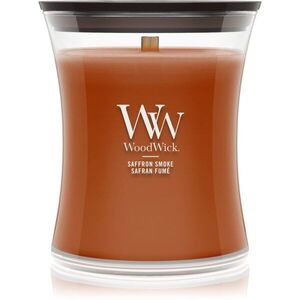 Woodwick Saffron Smoke vonná svíčka s dřevěným knotem 275 g obraz
