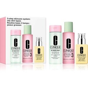 Clinique 3 Steps Skincare Systeme Oily Skin Types dárková sada pro mastnou pleť obraz