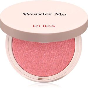 PUPA Milano Wonder Me Natural Effect Blush kompaktní tvářenka pro přirozený vzhled odstín 002 Hug Me - Glow 4 g obraz