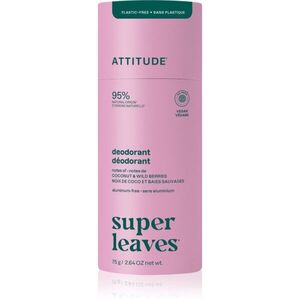 Attitude Super Leaves Natural Deodorant tuhý deodorant bez hliníku Coconut & Wild Berries 75 g obraz