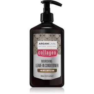 Arganicare Collagen Nourishing Leave-In Conditioner bezoplachový kondicionér pro křehké vlasy 400 ml obraz