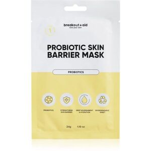 breakout + aid Probiotoc Skin Barrier Mask plátýnková maska pro posílení pleťové bariéry 34 g obraz