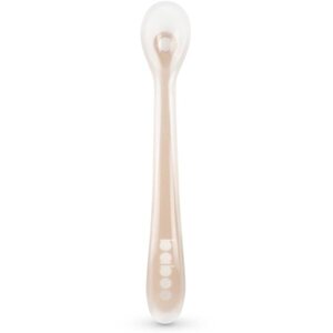 Baboo Silicone Spoon lžička Au Naturale, 6m+ 1 ks obraz