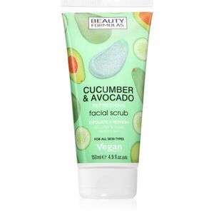 Beauty Formulas Cucumber & Avocado pleťový peeling 150 ml obraz
