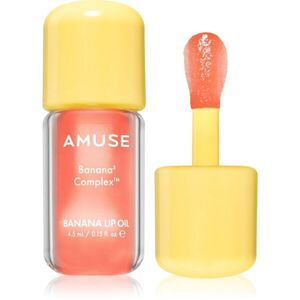 AMUSE Banana Lip Oil banánový olej na rty odstín 04 Juicy Peach 4.5 ml obraz