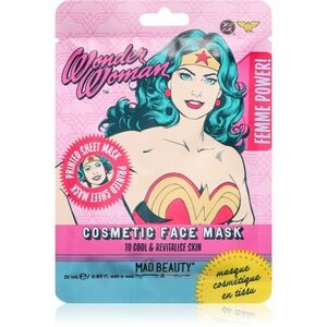 Mad Beauty DC Femme Power Wonder Woman hydratační plátýnková maska 25 ml obraz