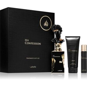 Lattafa His Confession dárková sada pro muže 1 ks obraz