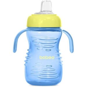 Baboo Cup with Silicone Spout hrnek se silikonovým pítkem Blue, 6m+ 260 ml obraz