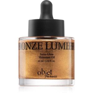 KUNDAL Objet Satin Glow Shimmer Oil třpytivý olej s hydratačním účinkem odstín Bronze Lumier 45 ml obraz
