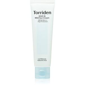 Torriden Dive In Mild Sun Cream minerální opalovací fluid na obličej s hydratačním účinkem SPF 50+ 60 ml obraz