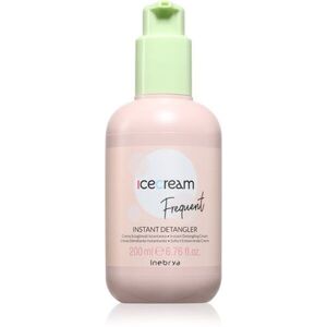 Inebrya Ice Cream Frequent Instant Detangler bezoplachový krém pro snadné rozčesání vlasů 200 ml obraz