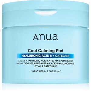 Anua 8 Hyaluronic Acid Catechin Calming Pad zklidňující polštářky s chladivým účinkem 110 ks obraz