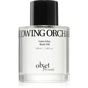KUNDAL Objet Satin Glow Body Oil pečující tělový olej pro intenzivní hydrataci s vůní Glowing Orchard 100 ml obraz