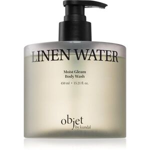 KUNDAL Objet Moist Gleam Body Wash parfémovaný sprchový gel pro intenzivní hydrataci s vůní Linen Water 450 ml obraz