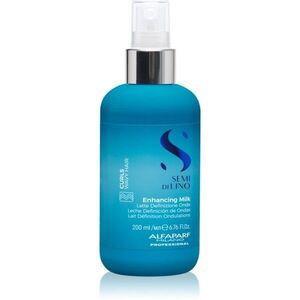 Alfaparf Milano Semi Di Lino Curls Enhancing Milk definující mléko pro všechny typy kudrnatých vlasů 200 ml obraz