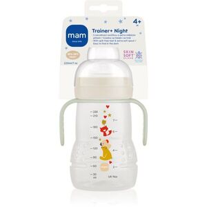 MAM Trainer Night láhev White 4m+ 220 ml obraz