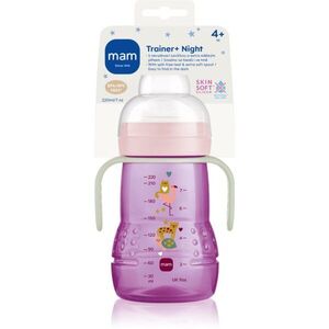 MAM Trainer Night láhev Violet 4m+ 220 ml obraz