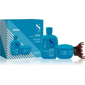 Alfaparf Milano Semi Di Lino Curls Duo Kit dárková sada pro všechny typy kudrnatých vlasů 3 ks obraz