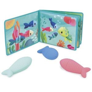 Janod Bath Book Party under the sea obrázková knížka do vany 10m+ 1 ks obraz