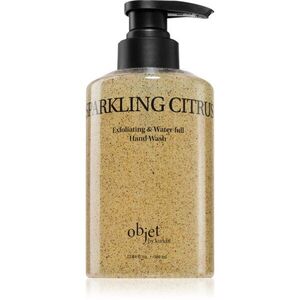 KUNDAL Objet Exfoliating & Waterfull Hand Wash pečující tekuté mýdlo na ruce s exfoliačním účinkem s vůní Sparkling Citrus 380 ml obraz