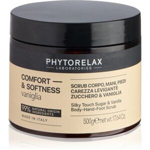 Phytorelax Laboratories Comfort & Softness Vanilla vyhlazující peeling na ruce, nohy a tělo 500 ml obraz