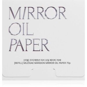 MUZIGAE MANSION Mirror Oil Paper Refill matující papírky – náhradní náplň 70 ks obraz