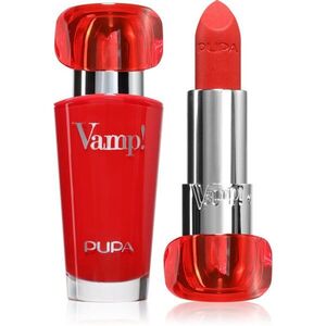 PUPA Milano Vamp! Luminous Lipstick rtěnka pro plné rty odstín 304 Red Flame 3.5 g obraz