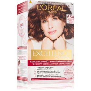 L’Oréal Paris Excellence Creme barva na vlasy odstín 6.54 1 ks obraz