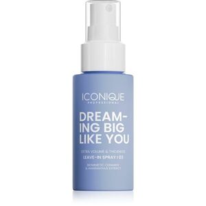 ICONIQUE Professional DREAMING BIG LIKE YOU Volume & Thickness bezoplachový sprej pro zvětšení objemu pro jemné vlasy 70 ml obraz