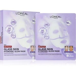L’Oréal Paris Revitalift Filler Glass Skin hydrogelová maska s rozjasňujícím efektem 4 ks obraz