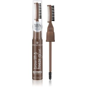 essence Brow Lift & Freeze transparentní gel na obočí odstín 04 Dark Brown 7 ml obraz