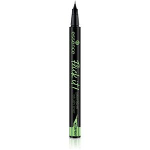 essence Flick it! precizní voděodolná linka na oči odstín 01 Black 0.5 ml obraz