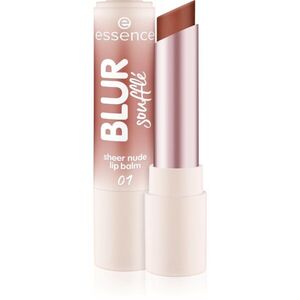 essence Blur Soufflé tónovací balzám na rty s matným efektem odstín 01 Nude Beige 3 g obraz