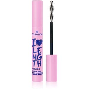 essence I LOVE LENGTH voděodolná řasenka pro objem odstín 01 Ultra Black 9 ml obraz