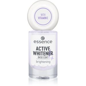 essence Active Whitener Base Coat podkladový lak na nehty s bělicím efektem 8 ml obraz