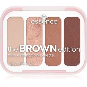 essence The Brown Edition paletka očních stínů mini 3.6 g obraz