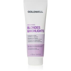 Goldwell Dualsenses Blondes & Highlights Toning Shampoo fialový tónovací šampon 250 ml obraz