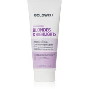 Goldwell Dualsenses Blondes & Highlights Toning Conditioner tónovací kondicionér s fialovým pigmentem 200 ml obraz